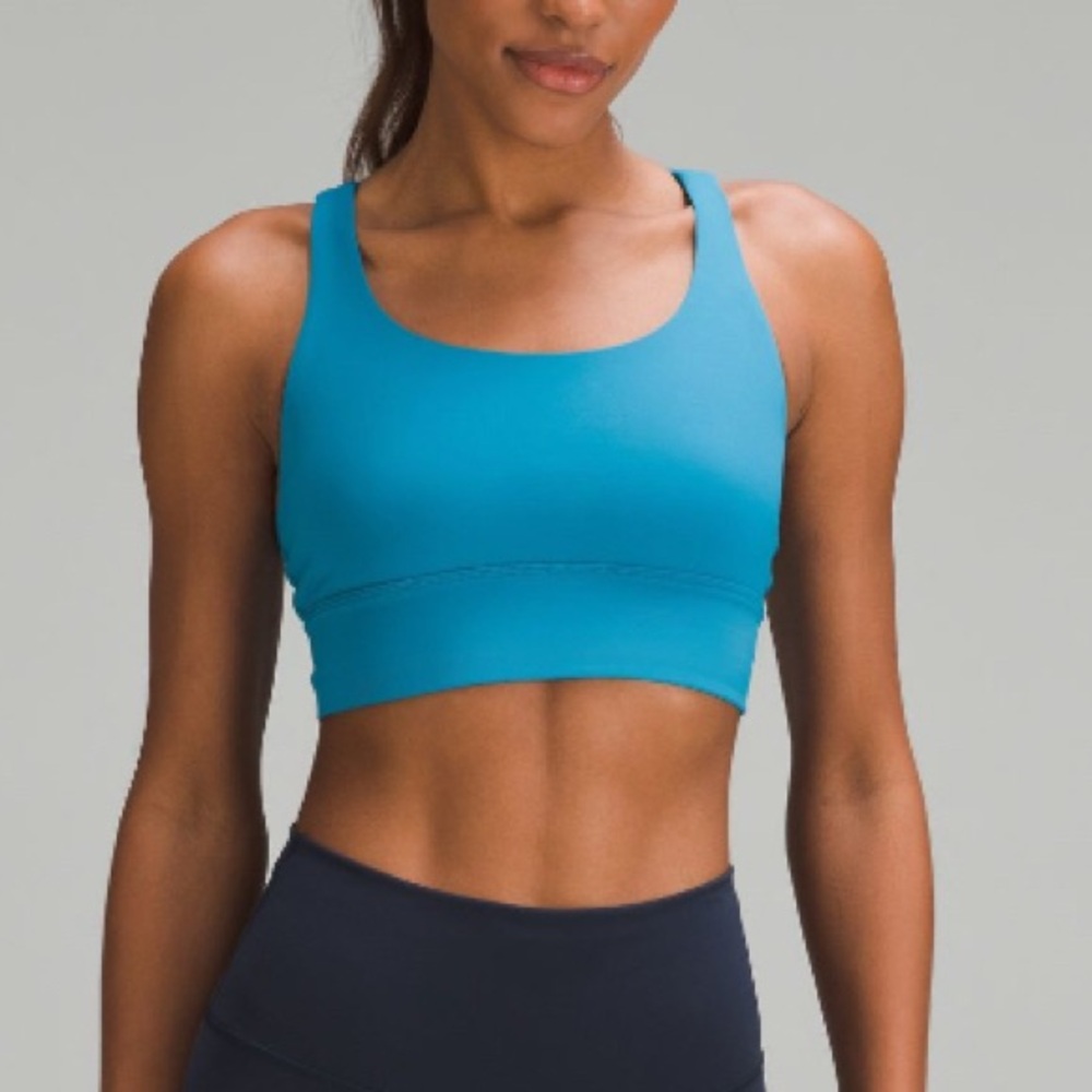 Lululemon energy longline sz 2 Hawaiian blue